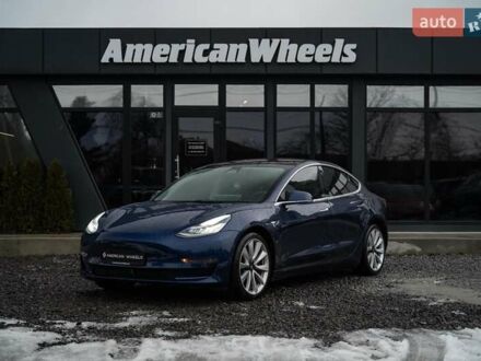 Синий Тесла Модель 3, объемом двигателя 0 л и пробегом 79 тыс. км за 18900 $, фото 1 на Automoto.ua