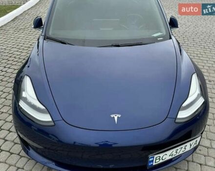 Синій Тесла Модель 3, об'ємом двигуна 0 л та пробігом 95 тис. км за 12200 $, фото 1 на Automoto.ua