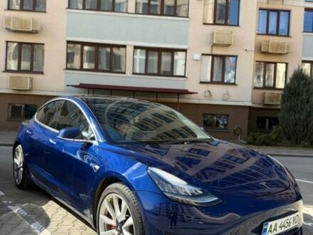 Синій Тесла Модель 3, об'ємом двигуна 0 л та пробігом 80 тис. км за 19700 $, фото 1 на Automoto.ua