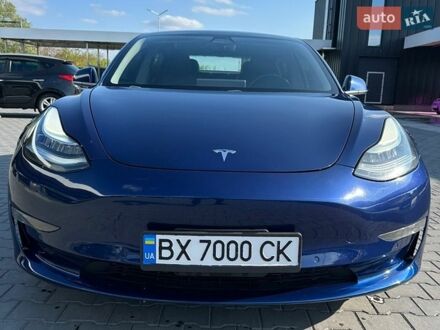 Синий Тесла Модель 3, объемом двигателя 0 л и пробегом 196 тыс. км за 14500 $, фото 1 на Automoto.ua