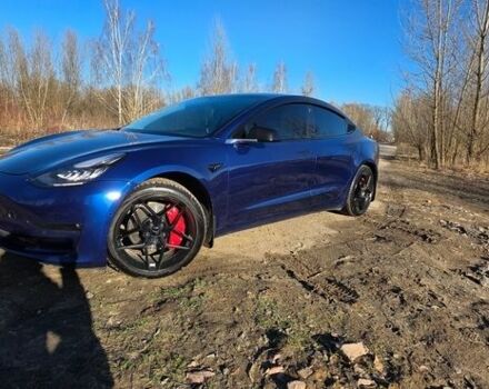 Синій Тесла Модель 3, об'ємом двигуна 0 л та пробігом 97 тис. км за 17800 $, фото 1 на Automoto.ua