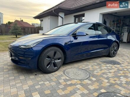 Синий Тесла Модель 3, объемом двигателя 0 л и пробегом 105 тыс. км за 16300 $, фото 1 на Automoto.ua