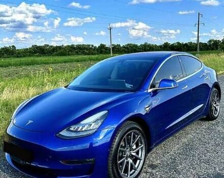 Синий Тесла Модель 3, объемом двигателя 0 л и пробегом 64 тыс. км за 14000 $, фото 1 на Automoto.ua