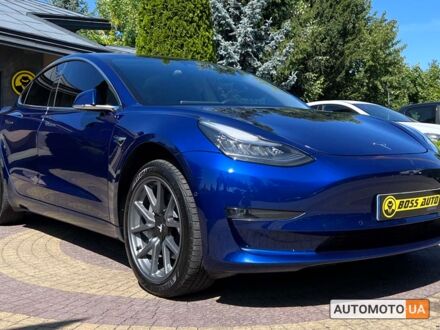 Тесла Модель 3 2019 у Львові на Automoto.ua Синій Тесла Модель 3, об'ємом двигуна 75 л та пробігом 78 тис. км за 19700 $, фото 1 на Automoto.ua
