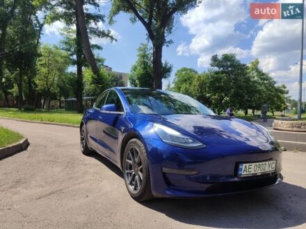Синий Тесла Модель 3, объемом двигателя 0 л и пробегом 255 тыс. км за 13500 $, фото 1 на Automoto.ua