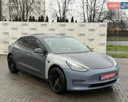 Синий Тесла Модель 3, объемом двигателя 0 л и пробегом 129 тыс. км за 12200 $, фото 1 на Automoto.ua