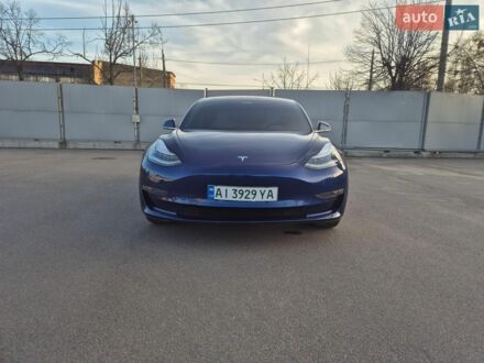 Синий Тесла Модель 3, объемом двигателя 0 л и пробегом 115 тыс. км за 17500 $, фото 1 на Automoto.ua