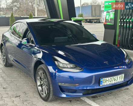 Синий Тесла Модель 3, объемом двигателя 0 л и пробегом 80 тыс. км за 15900 $, фото 1 на Automoto.ua