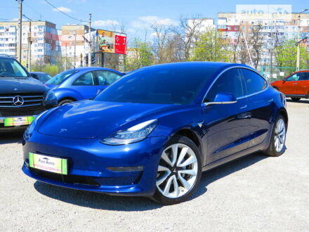 Синий Тесла Модель 3, объемом двигателя 0 л и пробегом 15 тыс. км за 23998 $, фото 1 на Automoto.ua