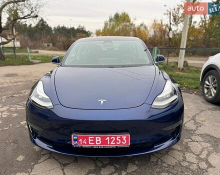 Синий Тесла Модель 3, объемом двигателя 0 л и пробегом 120 тыс. км за 17600 $, фото 1 на Automoto.ua