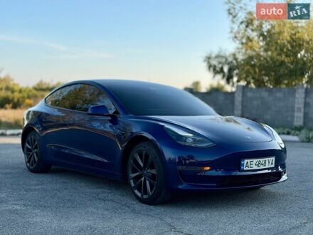 Синий Тесла Модель 3, объемом двигателя 0 л и пробегом 128 тыс. км за 13500 $, фото 1 на Automoto.ua