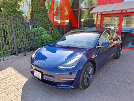 Синій Тесла Модель 3, об'ємом двигуна 0 л та пробігом 52 тис. км за 18200 $, фото 1 на Automoto.ua