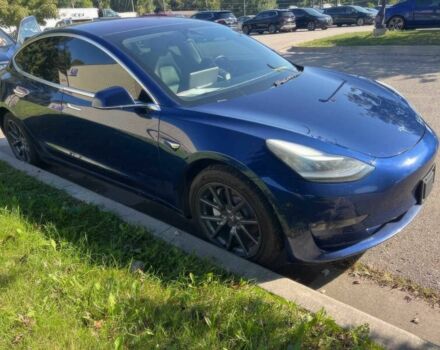 Синий Тесла Модель 3, объемом двигателя 0 л и пробегом 44 тыс. км за 8540 $, фото 1 на Automoto.ua