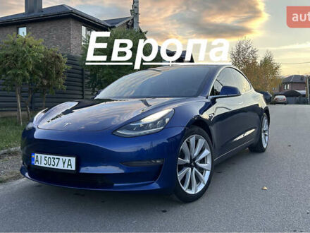 Синий Тесла Модель 3, объемом двигателя 0 л и пробегом 190 тыс. км за 17500 $, фото 1 на Automoto.ua