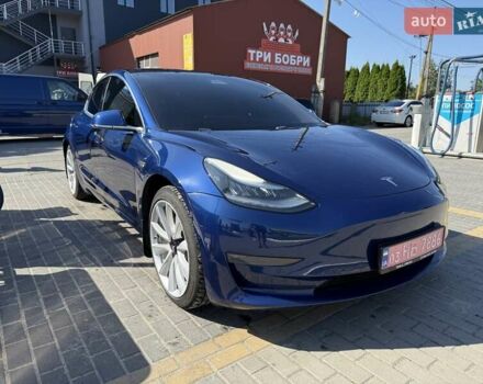 Синий Тесла Модель 3, объемом двигателя 0 л и пробегом 200 тыс. км за 18200 $, фото 1 на Automoto.ua