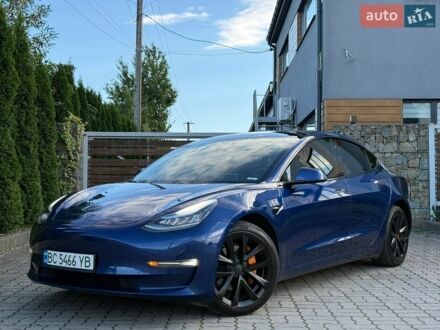 Синий Тесла Модель 3, объемом двигателя 0 л и пробегом 89 тыс. км за 17500 $, фото 1 на Automoto.ua