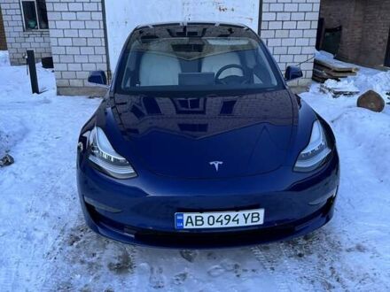 Синий Тесла Модель 3, объемом двигателя 0 л и пробегом 68 тыс. км за 17900 $, фото 1 на Automoto.ua