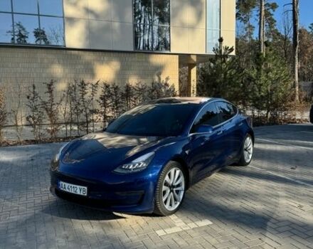 Синий Тесла Модель 3, объемом двигателя 0 л и пробегом 65 тыс. км за 18900 $, фото 1 на Automoto.ua
