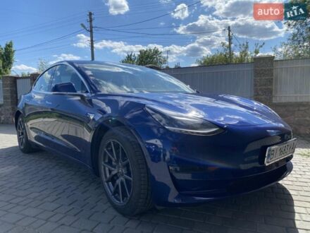 Синій Тесла Модель 3, об'ємом двигуна 0 л та пробігом 75 тис. км за 18500 $, фото 1 на Automoto.ua