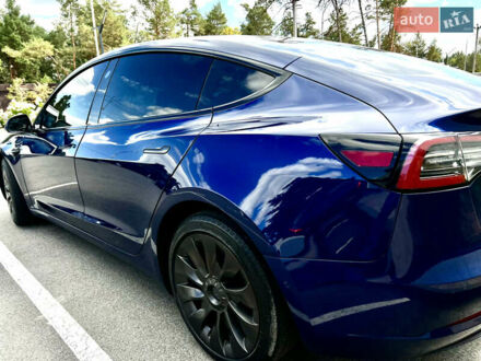 Синій Тесла Модель 3, об'ємом двигуна 0 л та пробігом 110 тис. км за 18500 $, фото 1 на Automoto.ua