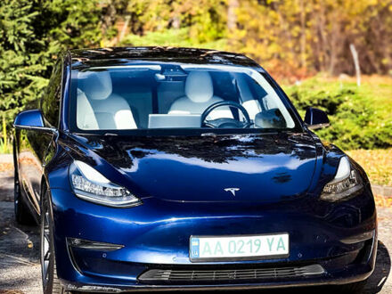 Синий Тесла Модель 3, объемом двигателя 0 л и пробегом 160 тыс. км за 16999 $, фото 1 на Automoto.ua