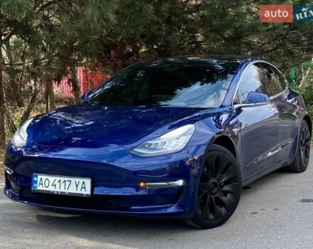 Синий Тесла Модель 3, объемом двигателя 0 л и пробегом 124 тыс. км за 15800 $, фото 1 на Automoto.ua