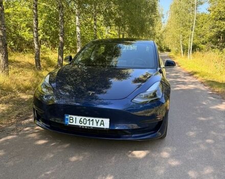 Синій Тесла Модель 3, об'ємом двигуна 0 л та пробігом 96 тис. км за 16000 $, фото 1 на Automoto.ua