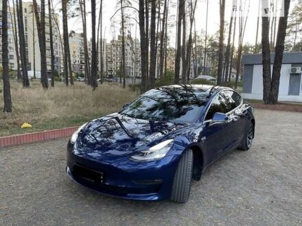 Синій Тесла Модель 3, об'ємом двигуна 0 л та пробігом 47 тис. км за 42500 $, фото 1 на Automoto.ua