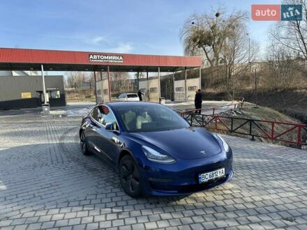 Синий Тесла Модель 3, объемом двигателя 0 л и пробегом 89 тыс. км за 19900 $, фото 1 на Automoto.ua