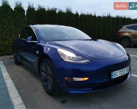Синий Тесла Модель 3, объемом двигателя 0 л и пробегом 157 тыс. км за 16500 $, фото 1 на Automoto.ua