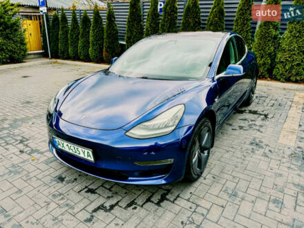 Синий Тесла Модель 3, объемом двигателя 0 л и пробегом 154 тыс. км за 14900 $, фото 1 на Automoto.ua