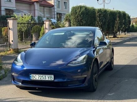 Синий Тесла Модель 3, объемом двигателя 0 л и пробегом 163 тыс. км за 16300 $, фото 1 на Automoto.ua