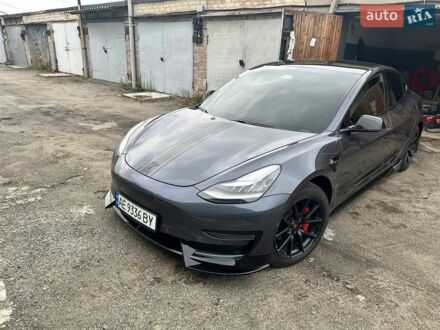 Синий Тесла Модель 3, объемом двигателя 0 л и пробегом 131 тыс. км за 20300 $, фото 1 на Automoto.ua