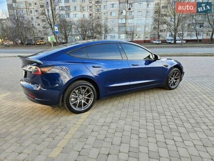 Синій Тесла Модель 3, об'ємом двигуна 0 л та пробігом 105 тис. км за 16900 $, фото 1 на Automoto.ua