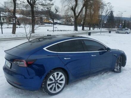 Синий Тесла Модель 3, объемом двигателя 0 л и пробегом 98 тыс. км за 16400 $, фото 1 на Automoto.ua