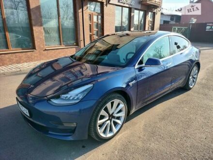 Синий Тесла Модель 3, объемом двигателя 0 л и пробегом 105 тыс. км за 19000 $, фото 1 на Automoto.ua