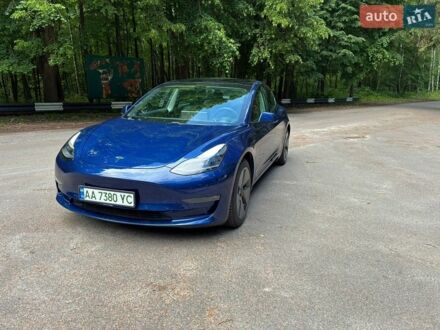 Синий Тесла Модель 3, объемом двигателя 0 л и пробегом 94 тыс. км за 22500 $, фото 1 на Automoto.ua