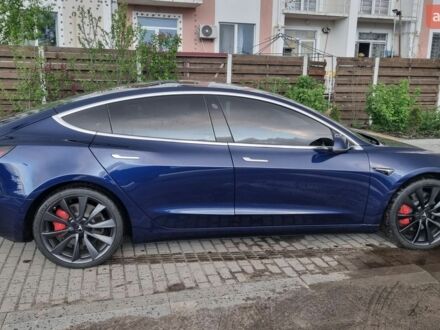 Синій Тесла Модель 3, об'ємом двигуна 0 л та пробігом 165 тис. км за 21000 $, фото 1 на Automoto.ua