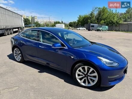 Синий Тесла Модель 3, объемом двигателя 0 л и пробегом 83 тыс. км за 17900 $, фото 1 на Automoto.ua