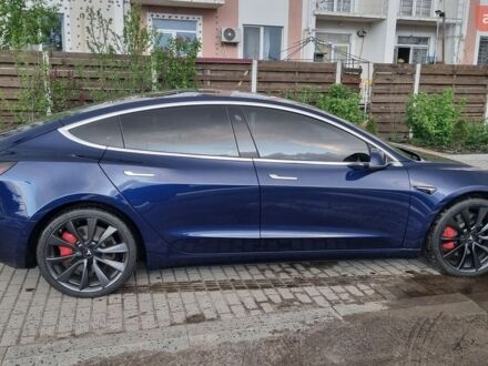 Синій Тесла Модель 3, об'ємом двигуна 0 л та пробігом 165 тис. км за 21000 $, фото 1 на Automoto.ua
