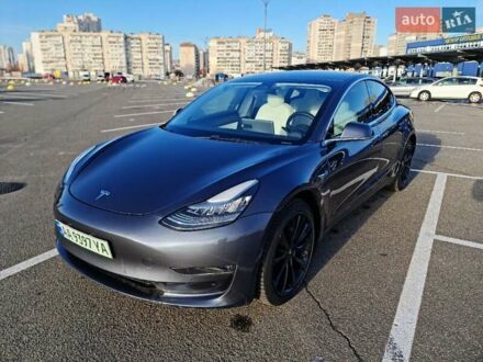 Синий Тесла Модель 3, объемом двигателя 0 л и пробегом 78 тыс. км за 19000 $, фото 1 на Automoto.ua