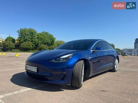 Синий Тесла Модель 3, объемом двигателя 0 л и пробегом 191 тыс. км за 15500 $, фото 1 на Automoto.ua