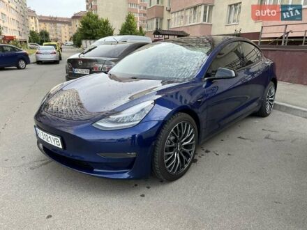 Синий Тесла Модель 3, объемом двигателя 0 л и пробегом 98 тыс. км за 19999 $, фото 1 на Automoto.ua
