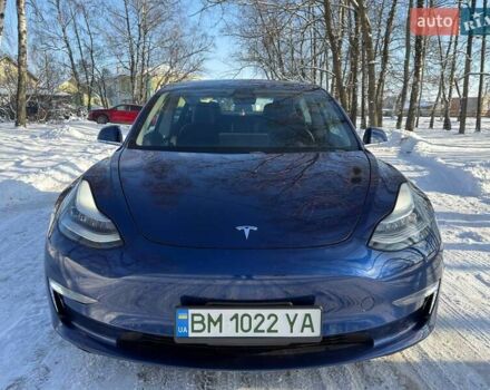 Синий Тесла Модель 3, объемом двигателя 0 л и пробегом 67 тыс. км за 22000 $, фото 1 на Automoto.ua
