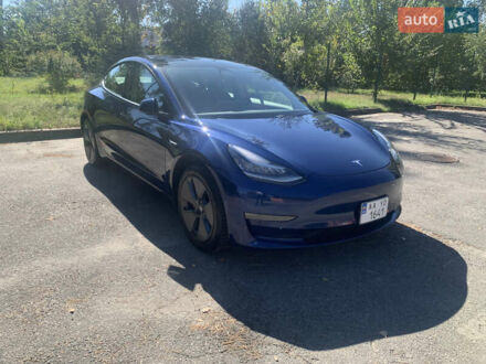 Синий Тесла Модель 3, объемом двигателя 0 л и пробегом 99 тыс. км за 20900 $, фото 1 на Automoto.ua