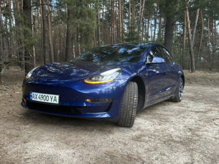 Синій Тесла Модель 3, об'ємом двигуна 0 л та пробігом 37 тис. км за 23500 $, фото 1 на Automoto.ua
