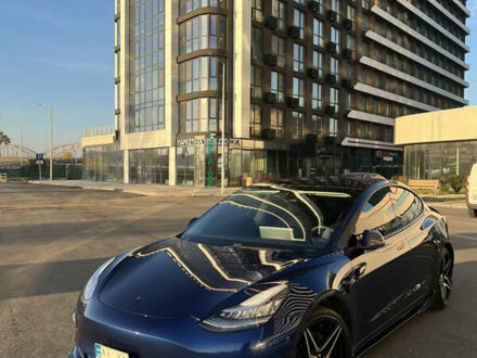 Синий Тесла Модель 3, объемом двигателя 0 л и пробегом 140 тыс. км за 16700 $, фото 1 на Automoto.ua