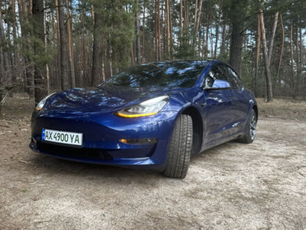 Синій Тесла Модель 3, об'ємом двигуна 0 л та пробігом 37 тис. км за 23500 $, фото 1 на Automoto.ua