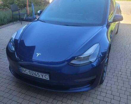 Синій Тесла Модель 3, об'ємом двигуна 0 л та пробігом 186 тис. км за 12700 $, фото 1 на Automoto.ua