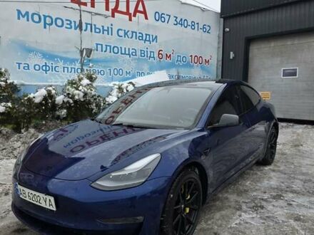 Синий Тесла Модель 3, объемом двигателя 0 л и пробегом 58 тыс. км за 19000 $, фото 1 на Automoto.ua